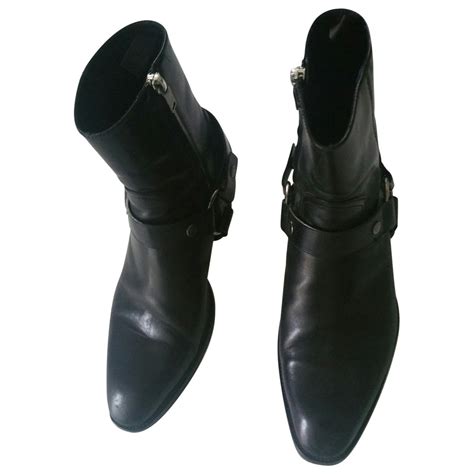 Stivali. Stivaletti Yves saint laurent in Pelle Nero taglia 45.5 EU 